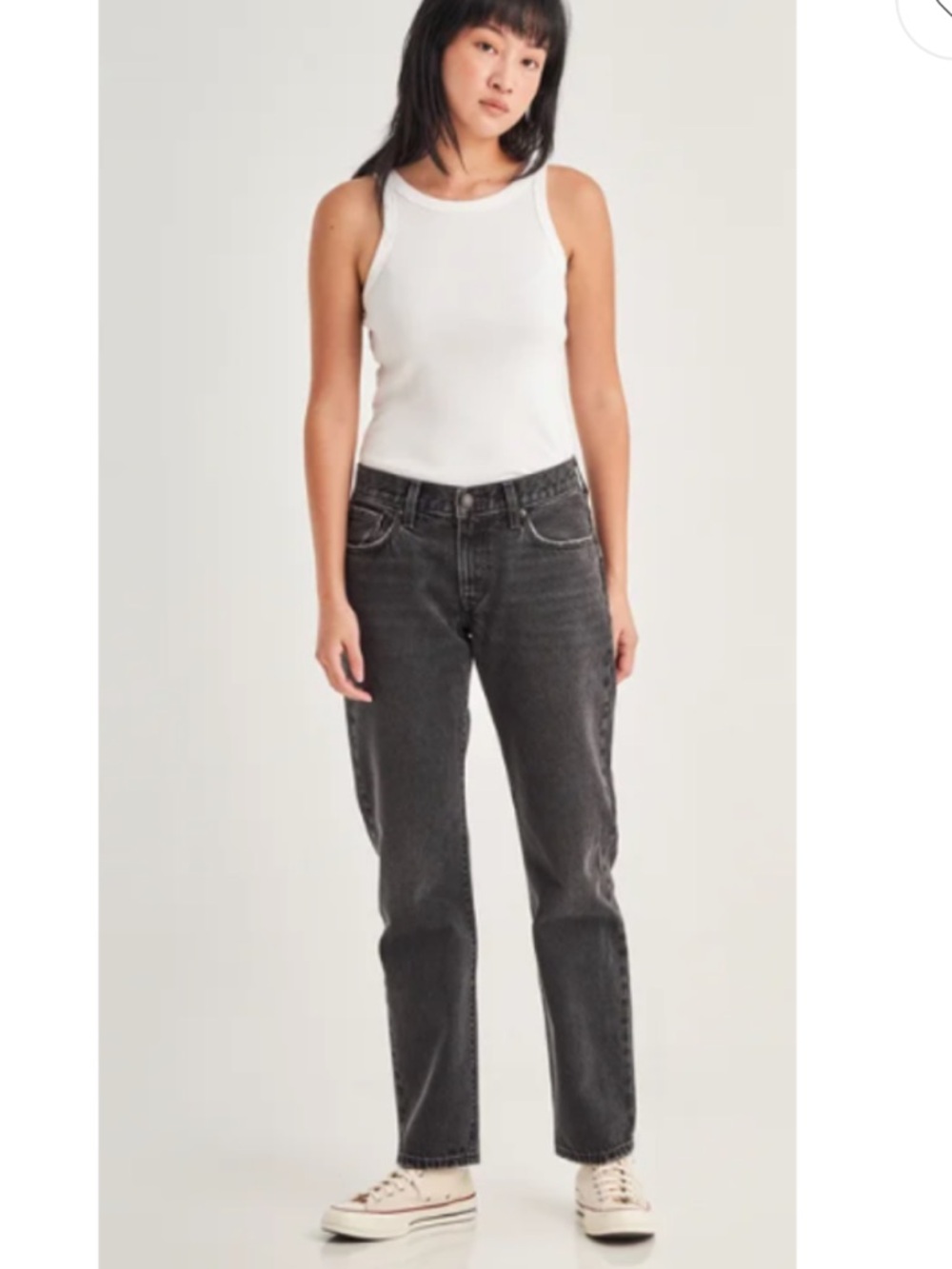 Levis Middy Straight Grey 23